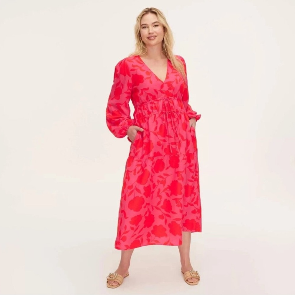 Kate Spade x Target - Classic Rose Maxi Dress - Size S